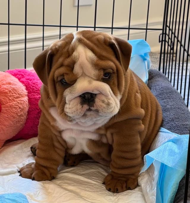 Bulldog Puppies  Please Call 586-770-7439 media 24
