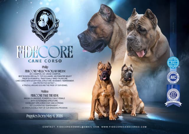 Fidecore Cane Corso Puppies media 2