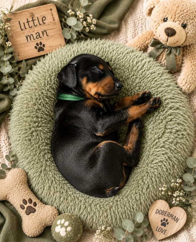 AKC European Doberman Pinscher Puppies media 9