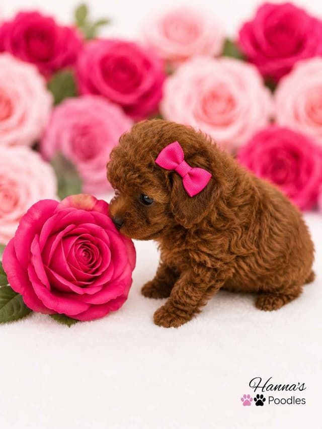 Gorgeous Red Female Tiny Toy Poodle Puppy media 5