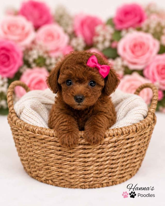 Gorgeous Red Female Tiny Toy Poodle Puppy media 4