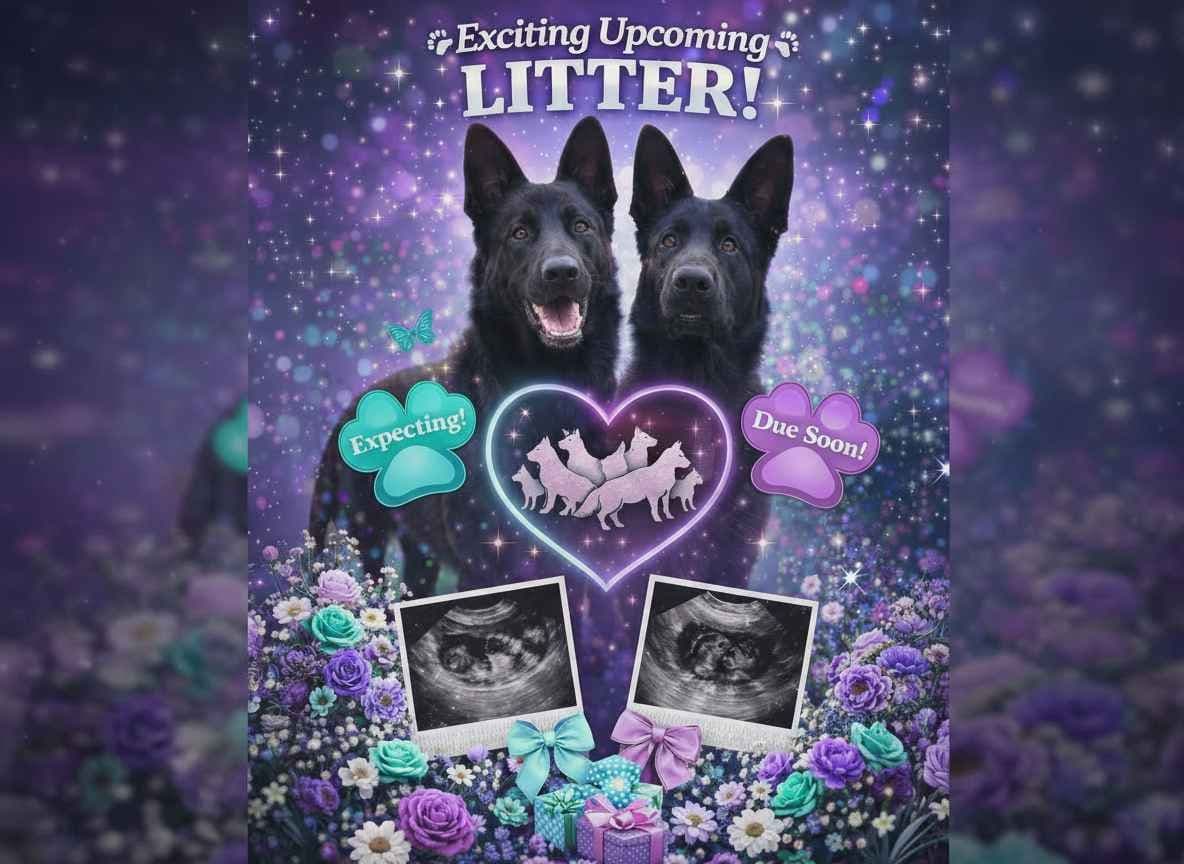 AKC German Shepherd Puppies – Solid Black (Mid Missouri) breeder image 3