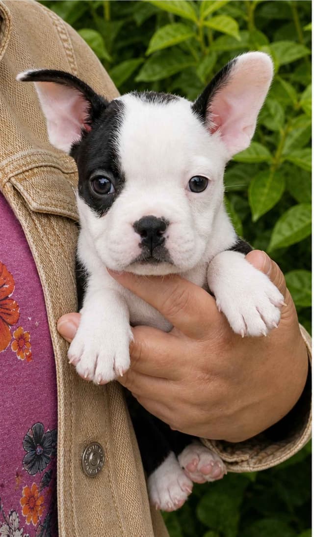 Boston Terrier Puppies Black and whites M/F media 3