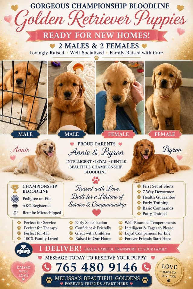 Golden Retriever Puppies media 18