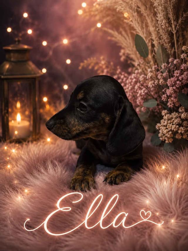 Ella is ready - Black and Brindle girl - DNA and OFA tested parents media 6