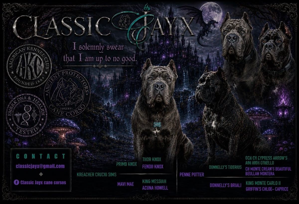Classic Jayx AKC & ICCF Cane Corso Puppies breeder image 1