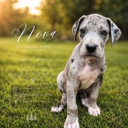 Family-Raised AKC Great Dane Puppies, Born April 21, 2026 thumbnail 2