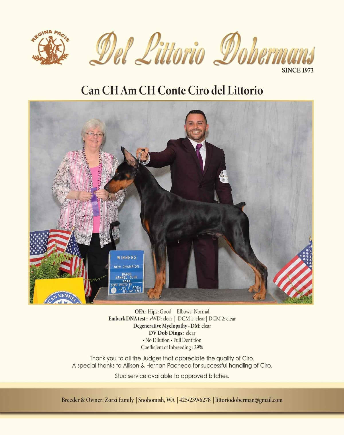 Doberman Pinscher Puppies breeder image 3