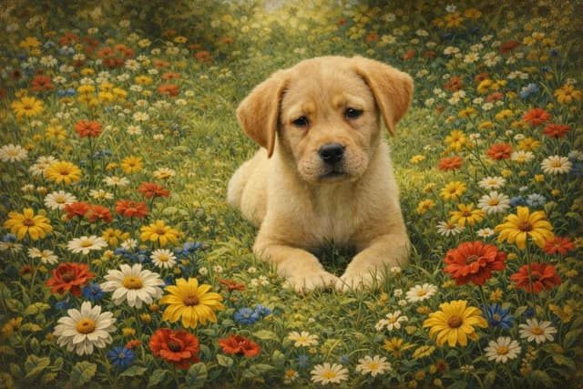 Dottie, English yellow girl is housebroken & crate trained media 4