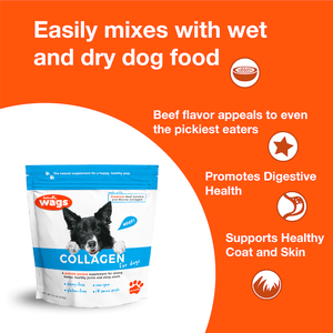 Easily mix Collagen for Dogs with wet or dry dog food